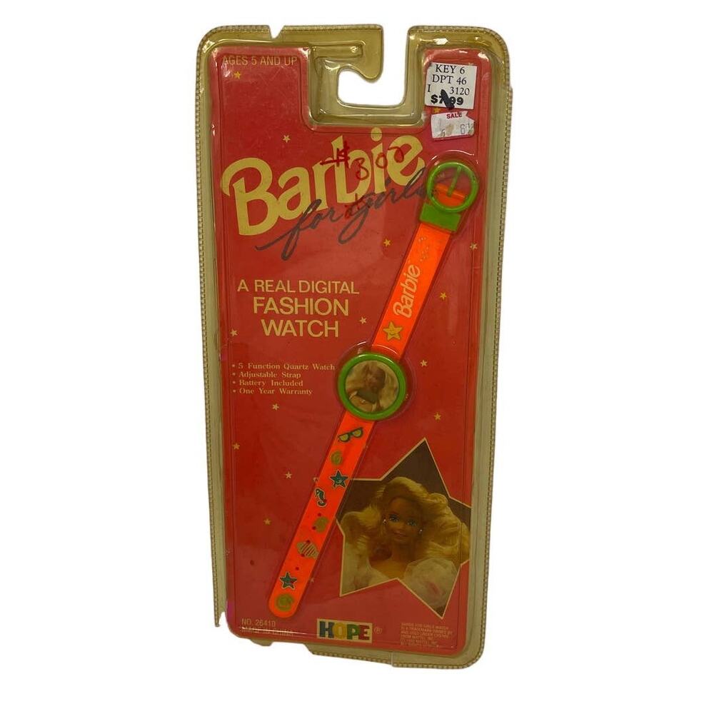 Barbie For Girls A Real Digital Fashion Watch 1992 New & Sealed Vintage NEW